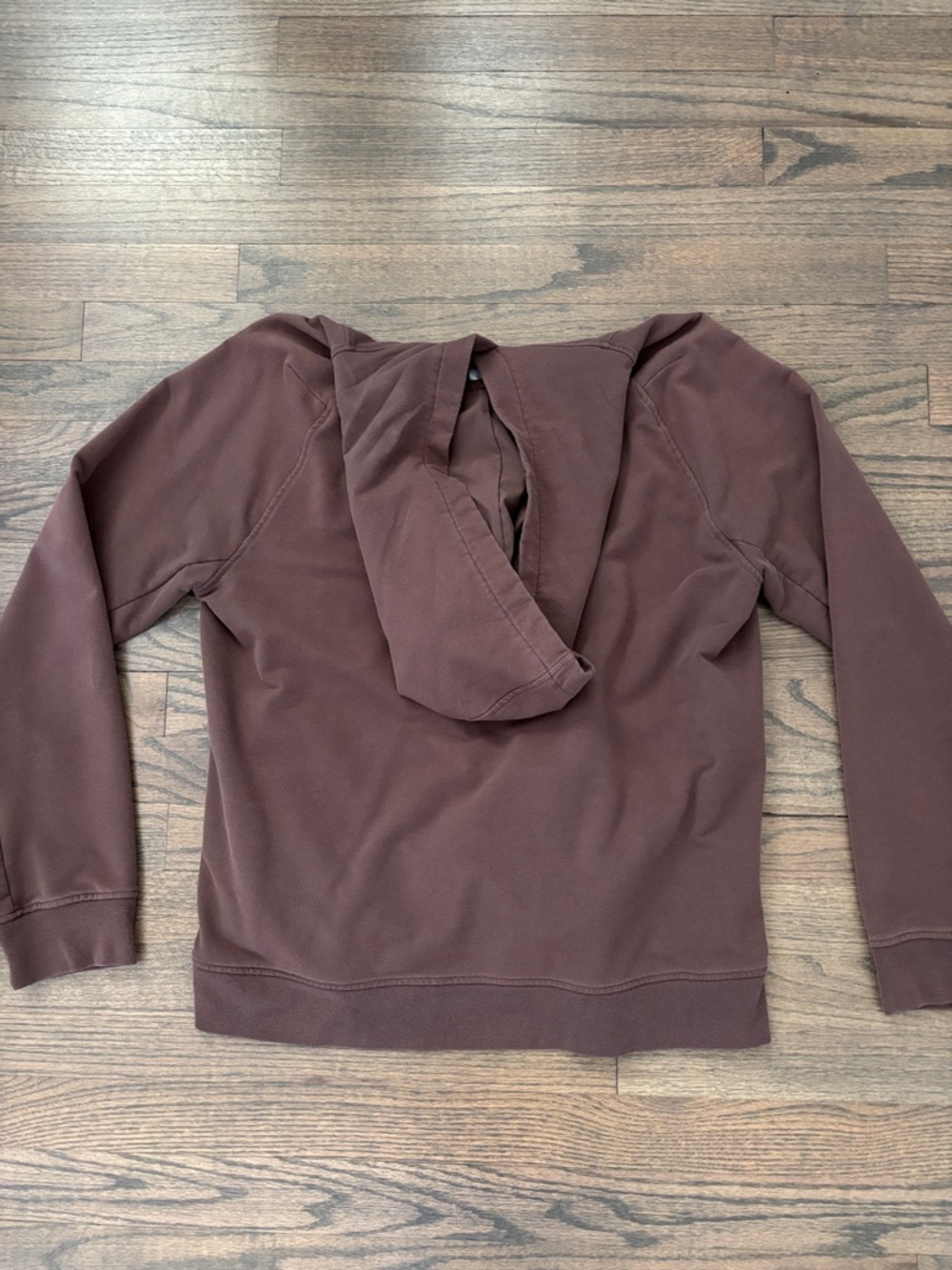 Men's Crewneck Pullover Sweater in Deep Brown - Picture 8 of 10